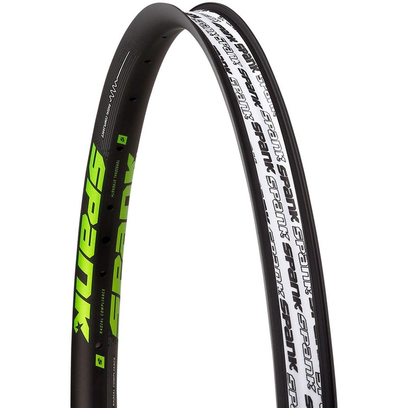 Spank 350 Rim – 29″ Disc Black/Green 32H