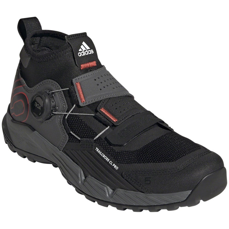 Trailcross Pro Mountain Clipless Shoes – Womens Gray/Black/Red 9
