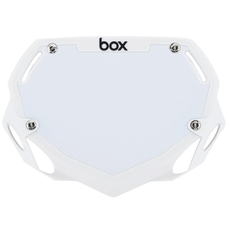 BOX Box Two Number Plate White – Small