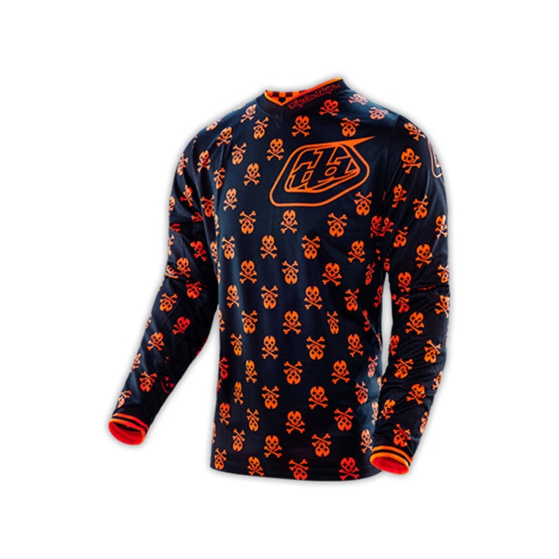 Troy Lee 2016 GP BMX Race Jersey-Anarchy Black/Orange