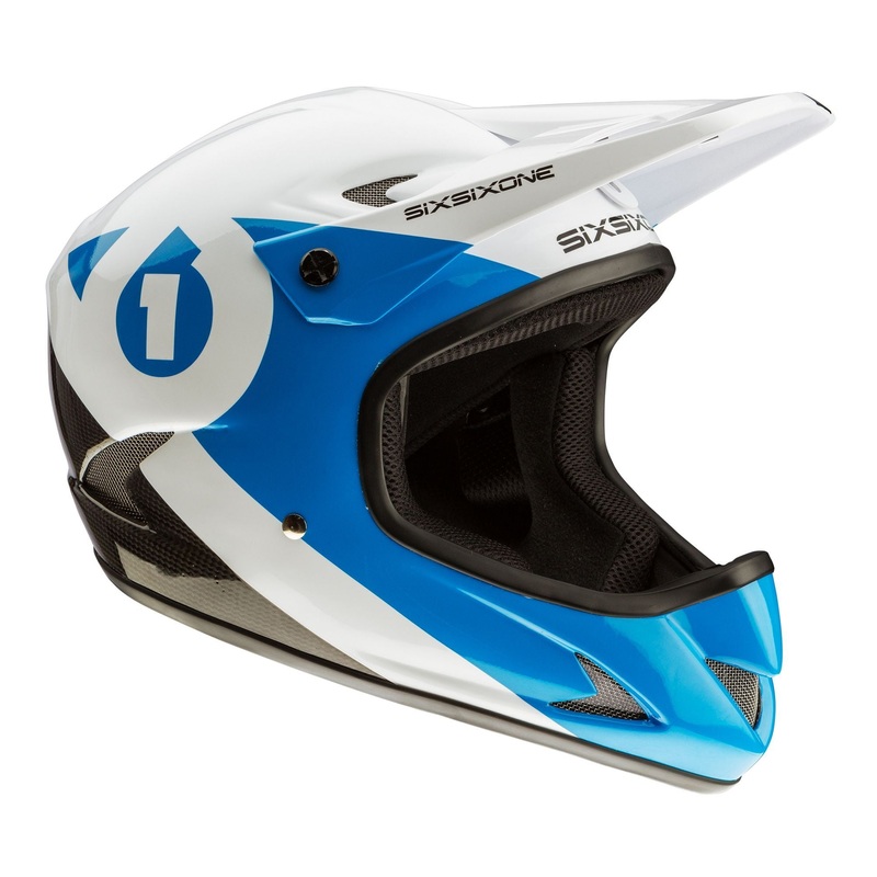661 Rage Full Face Helmet – Black-Cyan