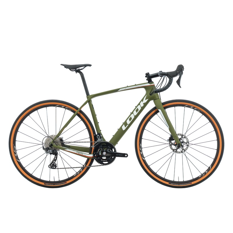 LOOK 765 Gravel Green Mat Gravel Bike – 2023, Small