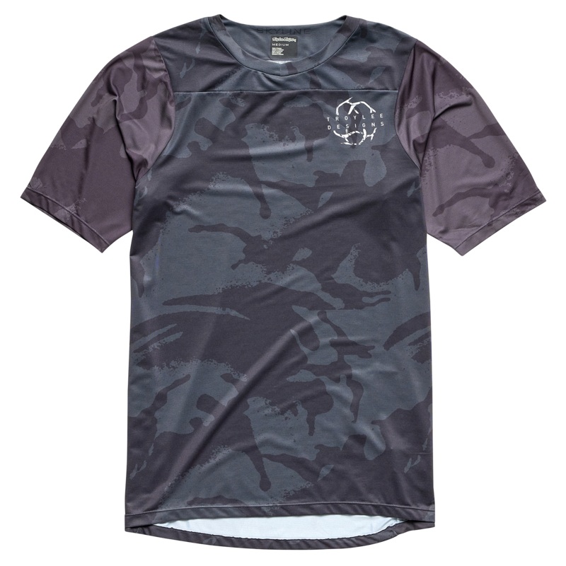 Troy Lee Designs Skyline Short Sleeve MTB Jersey – Shadow Camo – Carbon