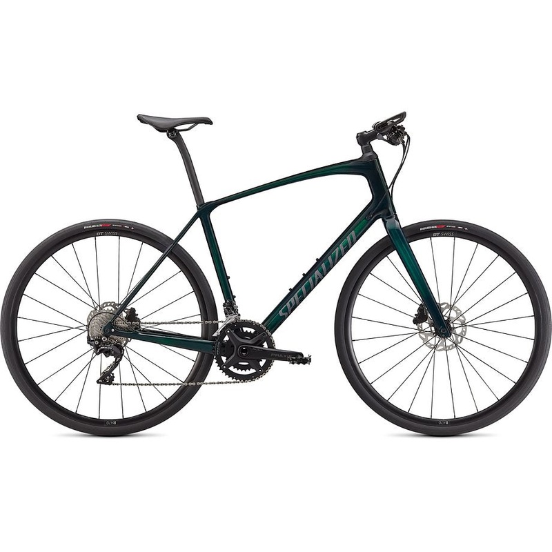 2021 Specialized sirrus 6.0 bike gloss green tint / satin black reflective xl