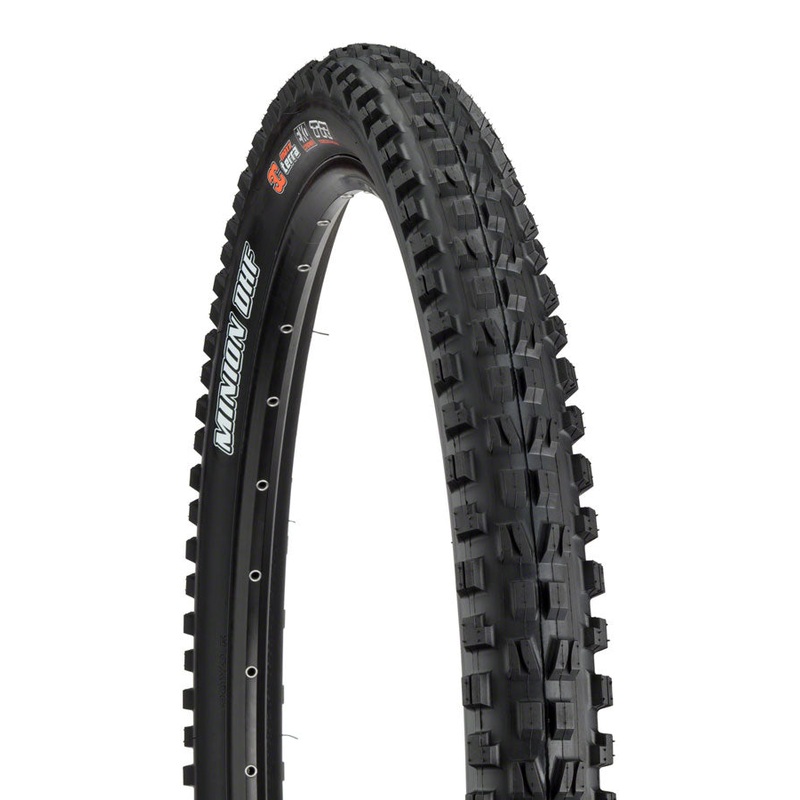 Maxxis Minion DHF Tire – 27.5 x 2.5 Tubeless Folding BLK 3C Maxx Grip DH Wide Trail