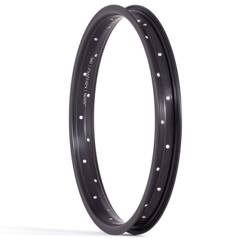 18″ Salt Fraction BMX Rim – Aluminum – 36h – Black
