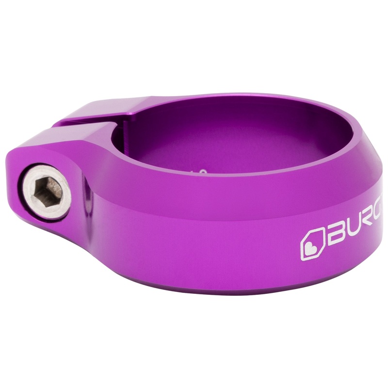 Burgtec Seat Clamp – 34.9mm Diameter – Purple Rain