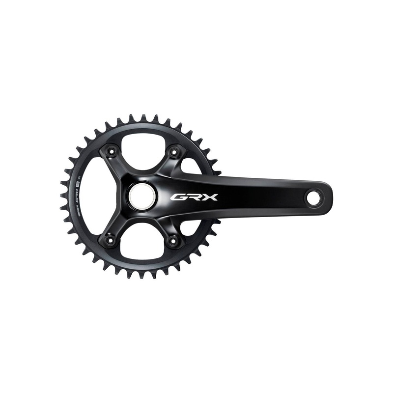 Shimano GRX FC-RX820-1 Crankset – 172.5mm 12-Speed 40t 110 BCD Hollowtech II BLK