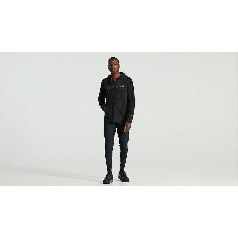 Specialized legacy wordmark zip-up hoodie men black l