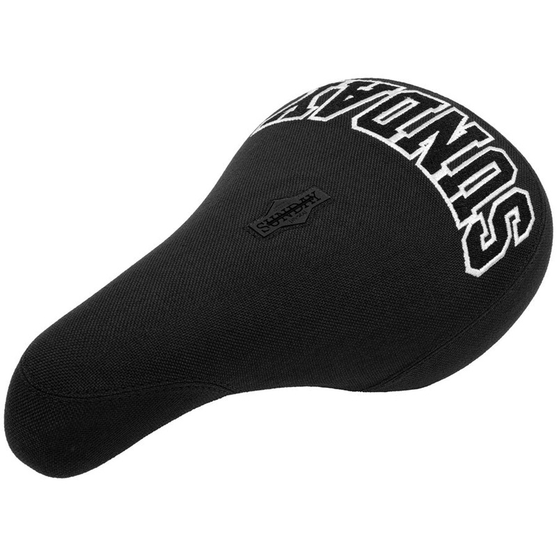 Sunday Blockhead BMX Seat – Pivotal Black/White Fat