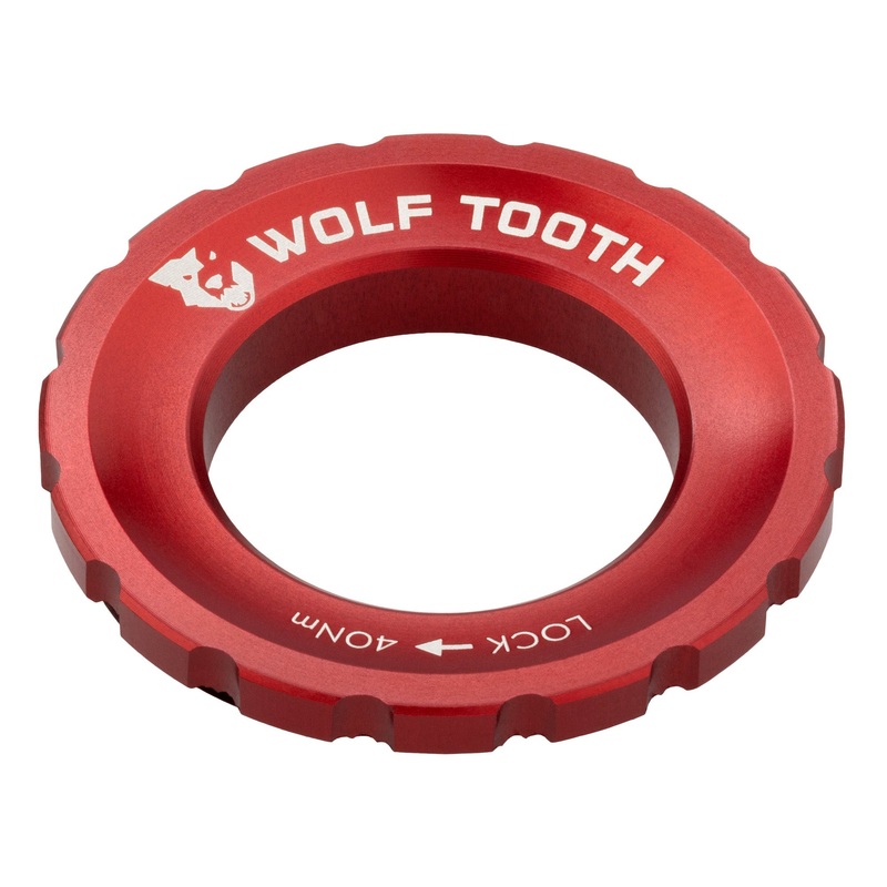 Wolf Tooth Components Centerlock Rotor Lockring – Red