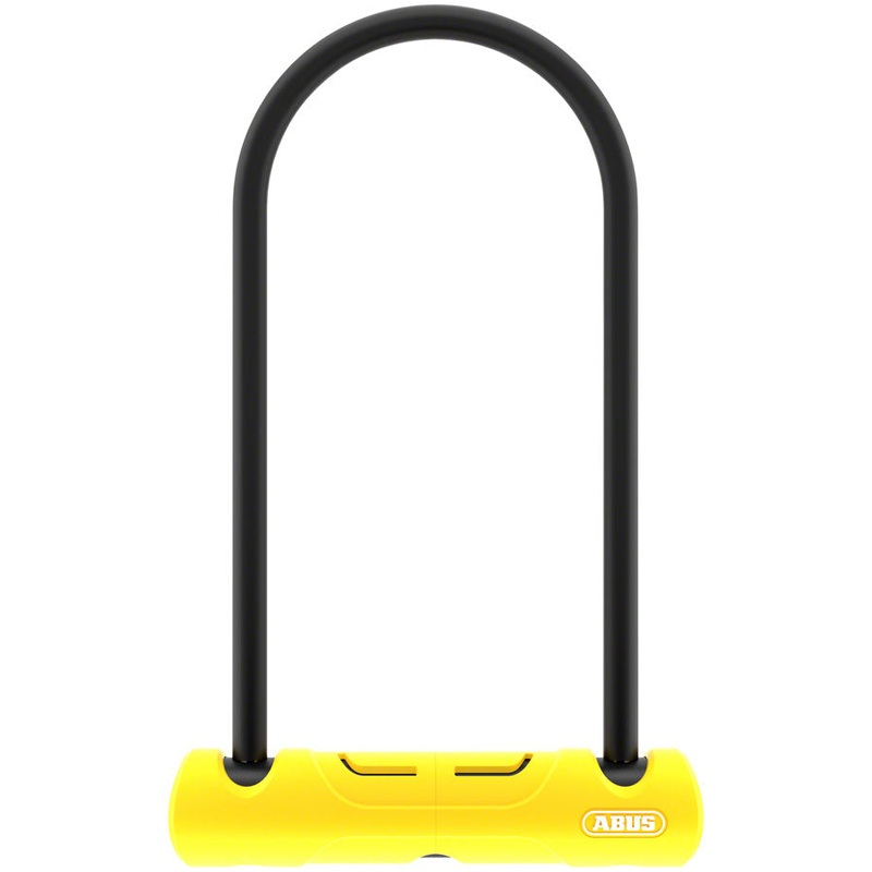 ABUS 402 U-Lock – 4.3×9″, Keyed, Black, Includes bracket
