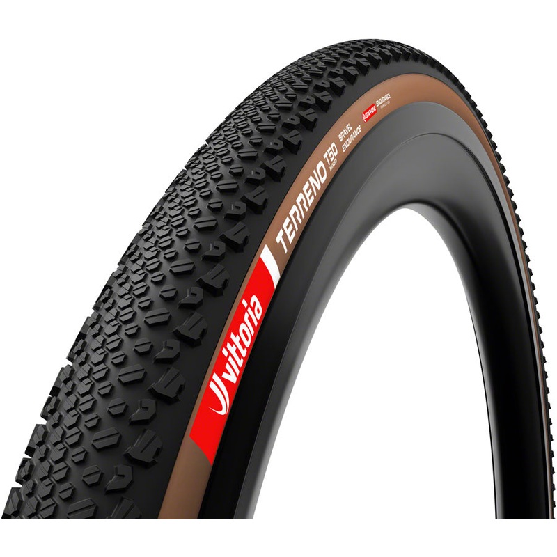 Vittoria Terreno T50 Mixed Tire – 700 x 40, Tubeless, Folding, Brown, Gravel Endurance, Graphene, G2.0