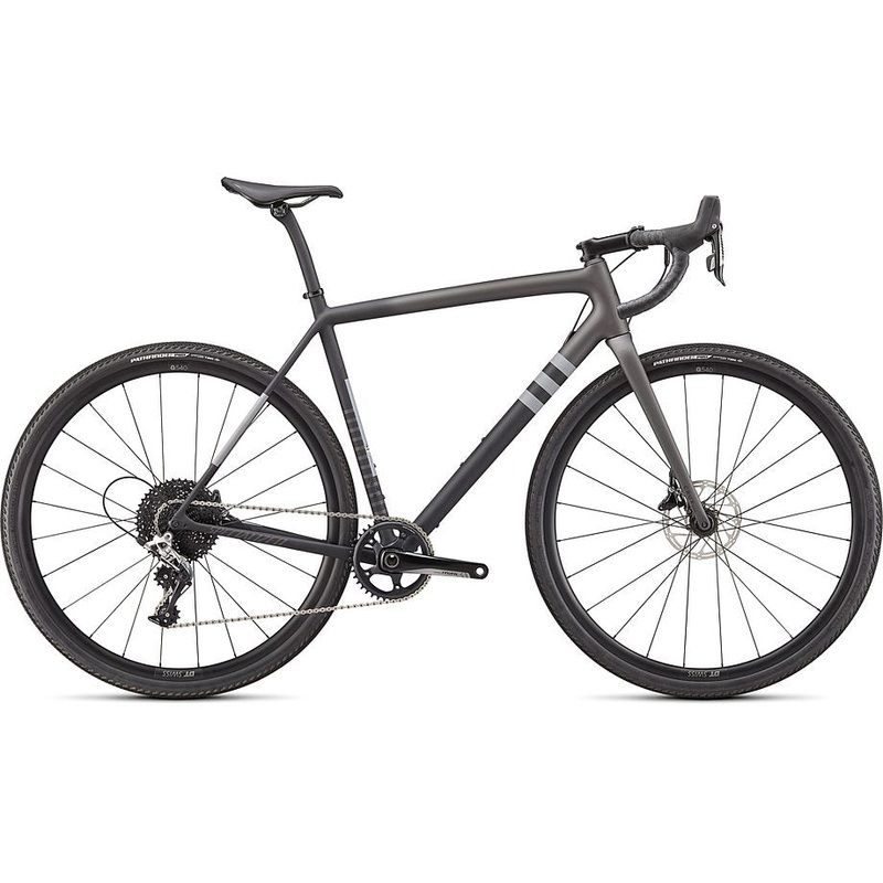 2022 Specialized crux comp bike satin smoke/black/cool grey 56