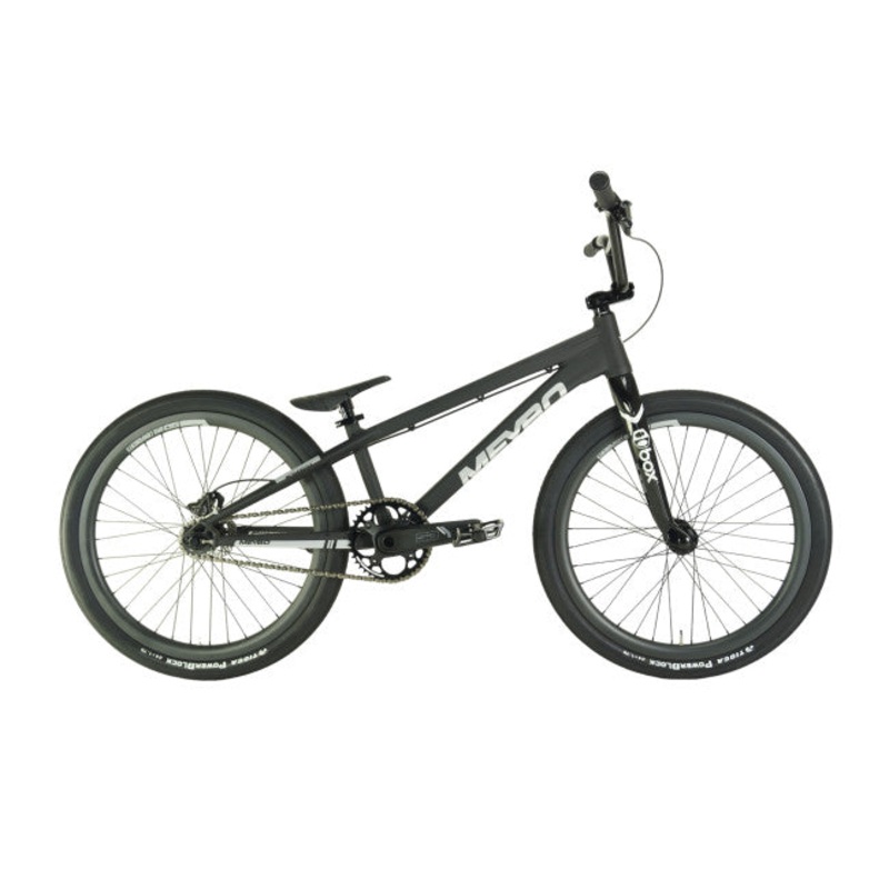 Meybo Patron Pro Cruiser 24″ BMX Race Bike-Matte Black/Shiny Grey