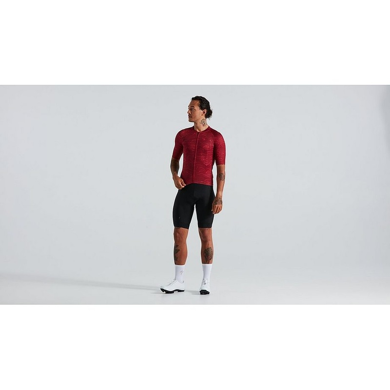 Specialized sl air+ wisps jersey ss men maroon xs