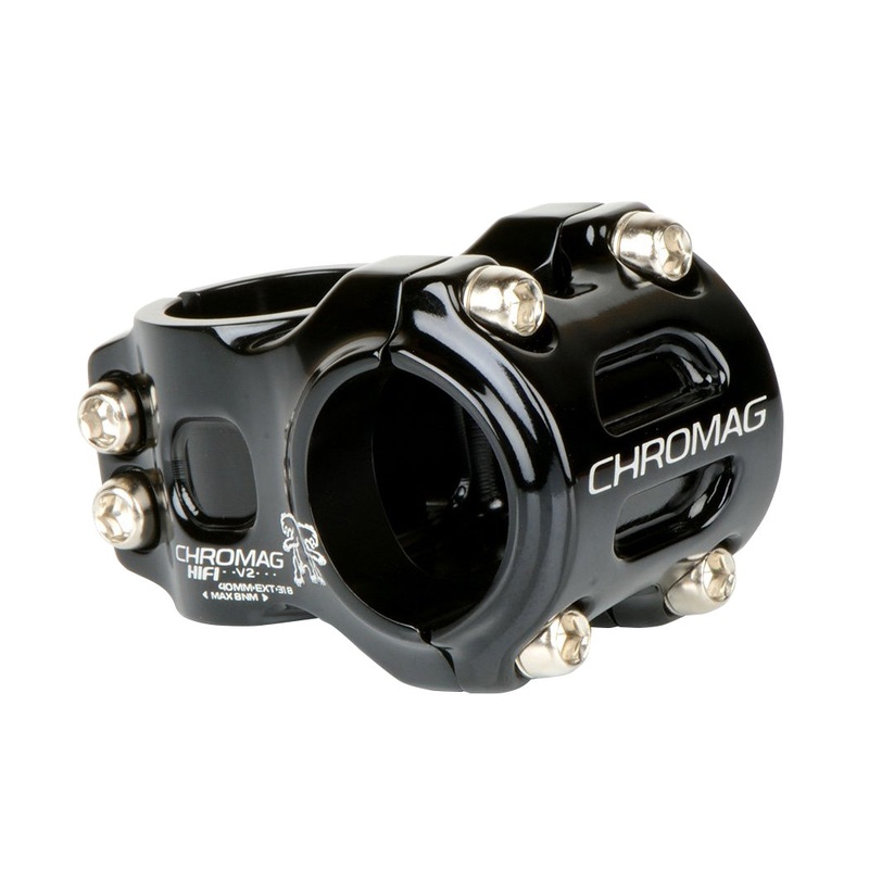 Chromag HiFi Alloy Bike Stem  50mm Length, 31.8mm Clamp, +0 Rise, 1 1/8″ Steerer, Lightweight Forged Design for Mountain & Trail Cycling
