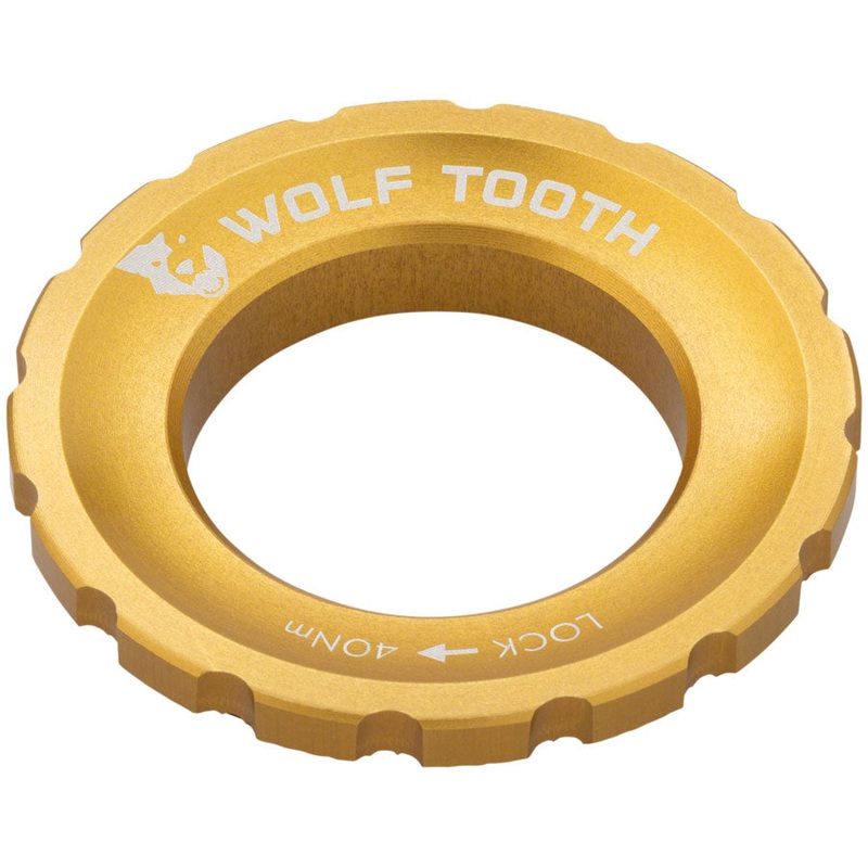 Wolf Tooth CenterLock Rotor Lockring – External Splined, Gold