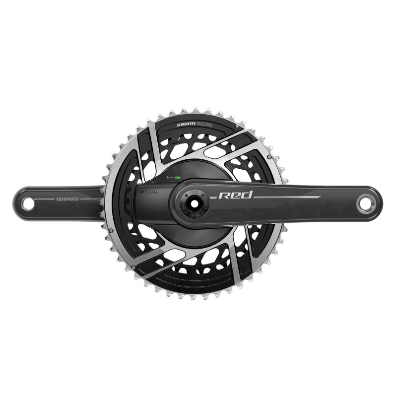Red AXS 2x Power Meter E1 Power Meter Crankset Speed: 12 Spindle: 28.99mm BCD: Direct Mount  8 Bolt 50/37 DUB 175mm Black Road