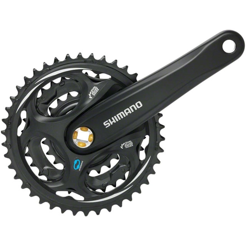 Shimano Altus M311 7-8sp Square Taper Crankset – Black