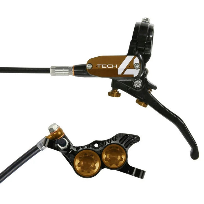 Tech 4 V4 Disc Brake Right/Rear 74mm Black/Bronze