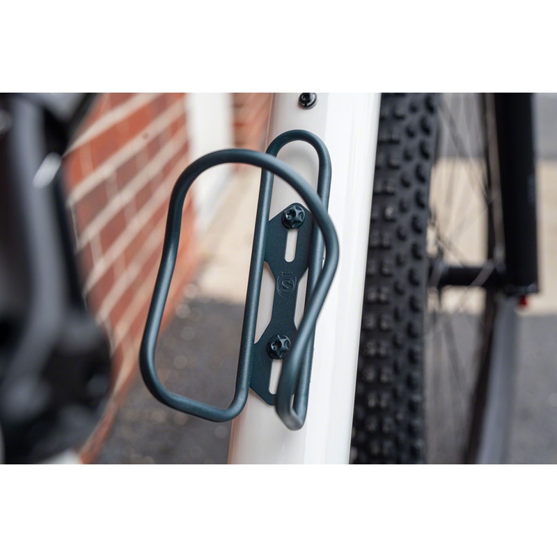 Silca Anodized Titanium Bottle Cage – Midnight Blue