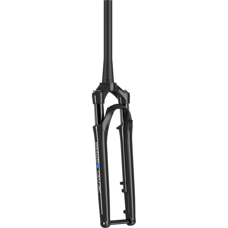 SR Suntour GVX LO R Suspension Fork – 700c, 50mm, Tapered, 12 x 100mm, Disc, Black