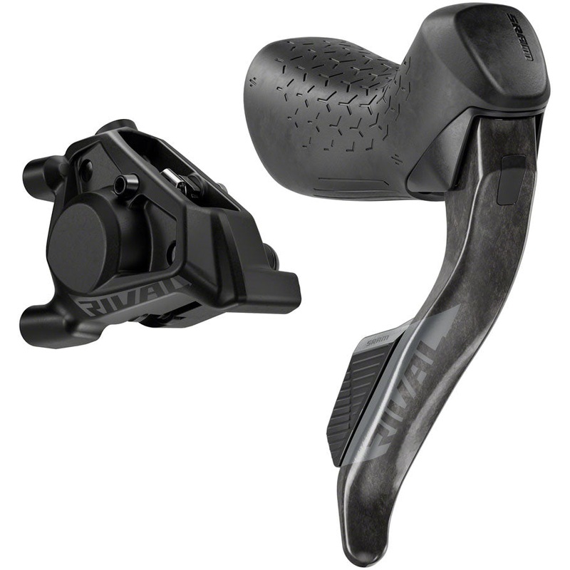 SRAM Rival eTap AXS HRD Shift/Brake Lever Hydraulic Disc Caliper – Right/Rear Flat Mount 20mm Offset 1800mm Hose BLK E1