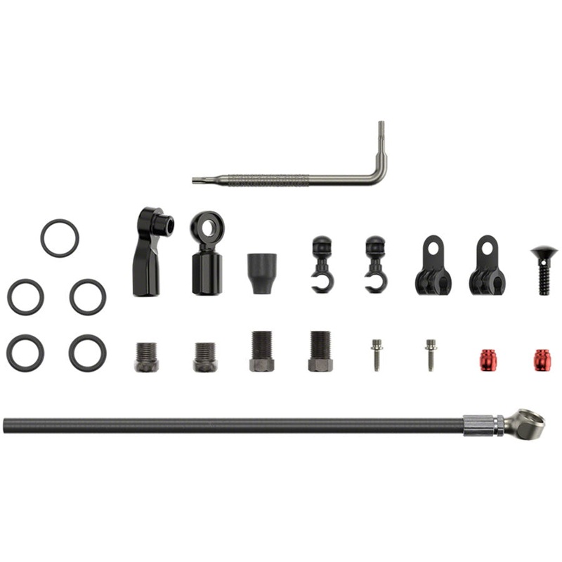 SRAM Disc Brake Hose Kit – Flat Mount, Beveled Banjo, 2000mm
