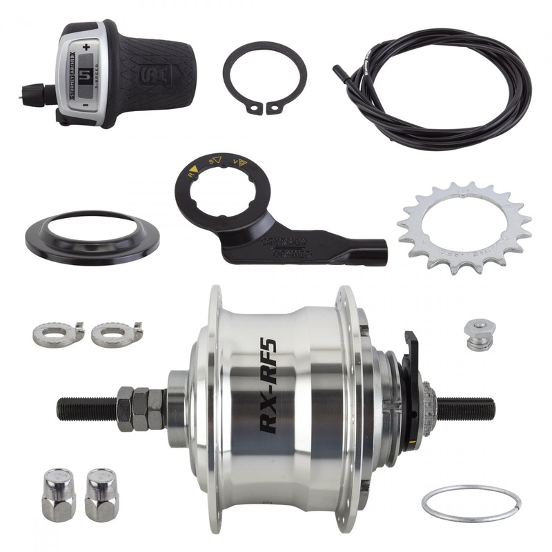 Sturmey Archer RXRF5 5sp Hub Kit 32H Sil 5s