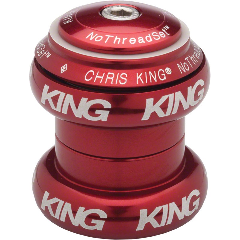 Chris King NoThreadSet Headset – 1-1/8″ Red