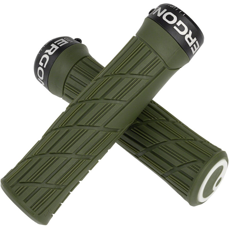 Ergon GE1 Evo Grips – Deep Moss, Lock-On