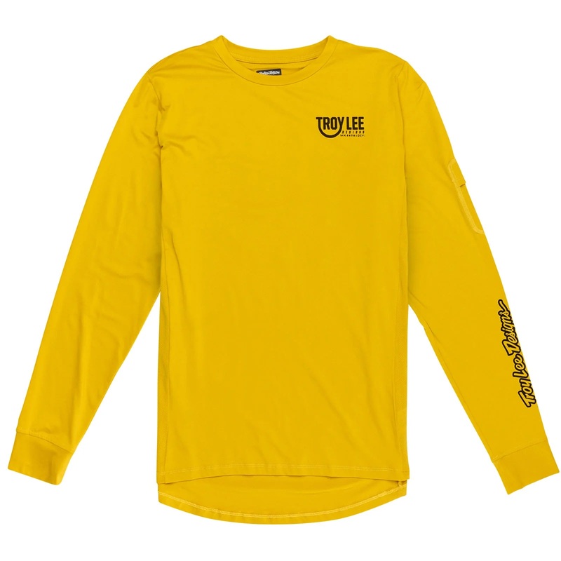 Troy Lee Designs Ruckus Long Sleeve Ride Tee – Eyez – Safron