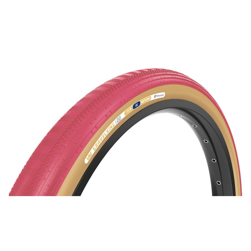 Panaracer GravelKing SS Tire – 700 x 40 Tubeless Folding Cranberry/Brown