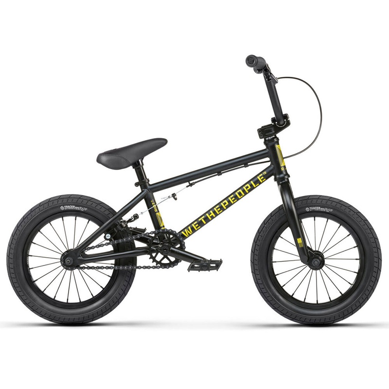 We The People 2023 Riot 14″ BMX Freestyle Bike-Matte Black