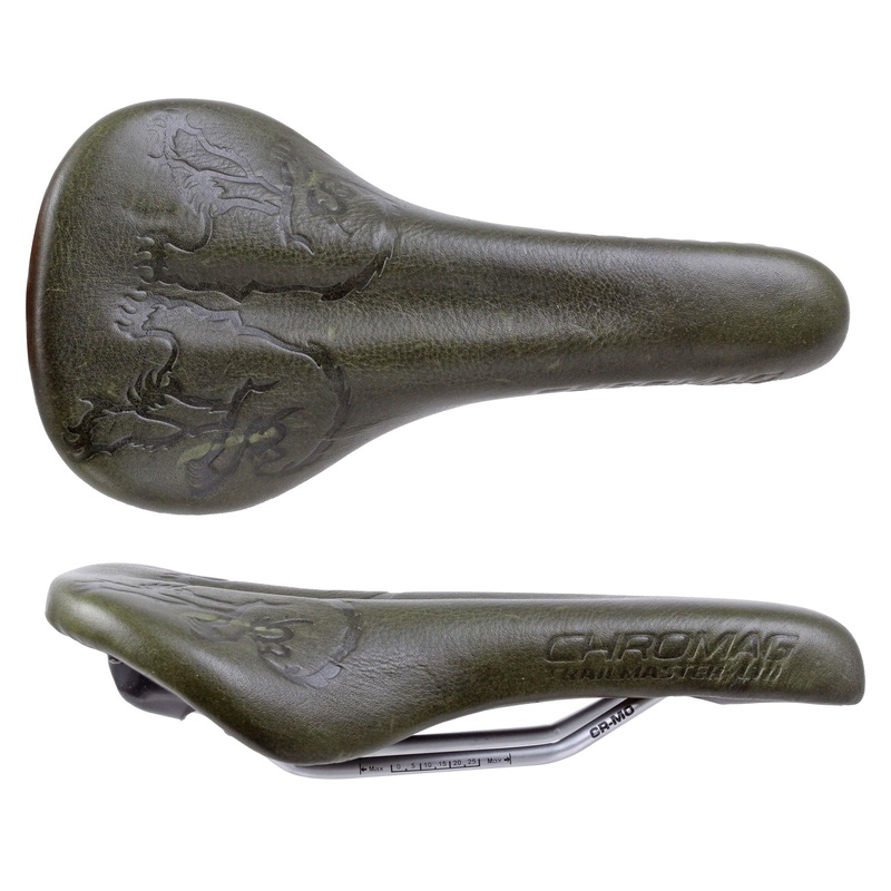 Chromag Trailmaster LTD Saddle – Chromoly, Pine