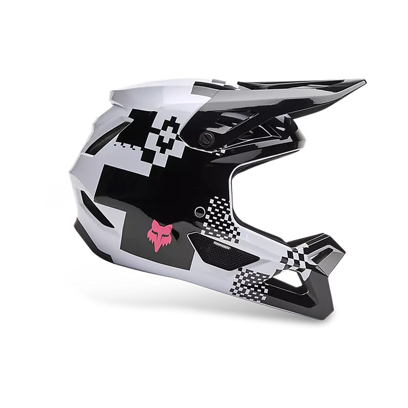 Fox Racing Rampage Full Face Helmet – Digi Image – Black-White