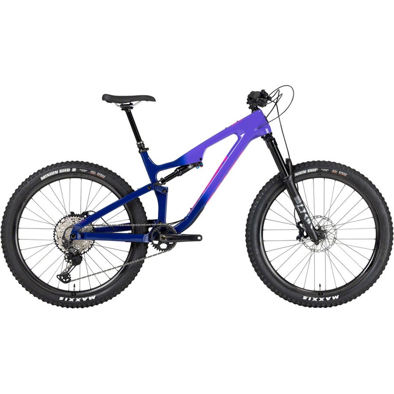 Salsa Rustler Carbon XT Bike – 27.5″, Carbon, Purple Fade, X-Small