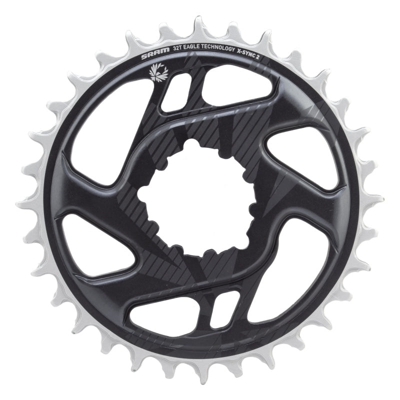 SRAM Eagle X-SYNC 2 Direct Mount Chainring – 32t Direct Mount 3mm Offset For Boost Lunar Grey