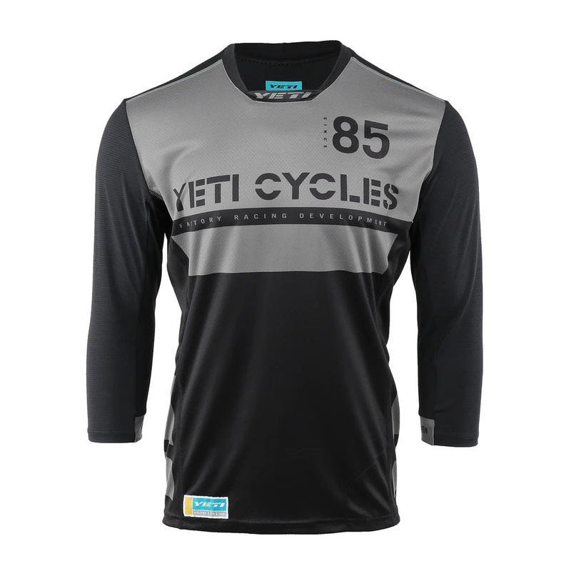 Yeti Enduro Jersey 3/4 Sleeve Black – Medium
