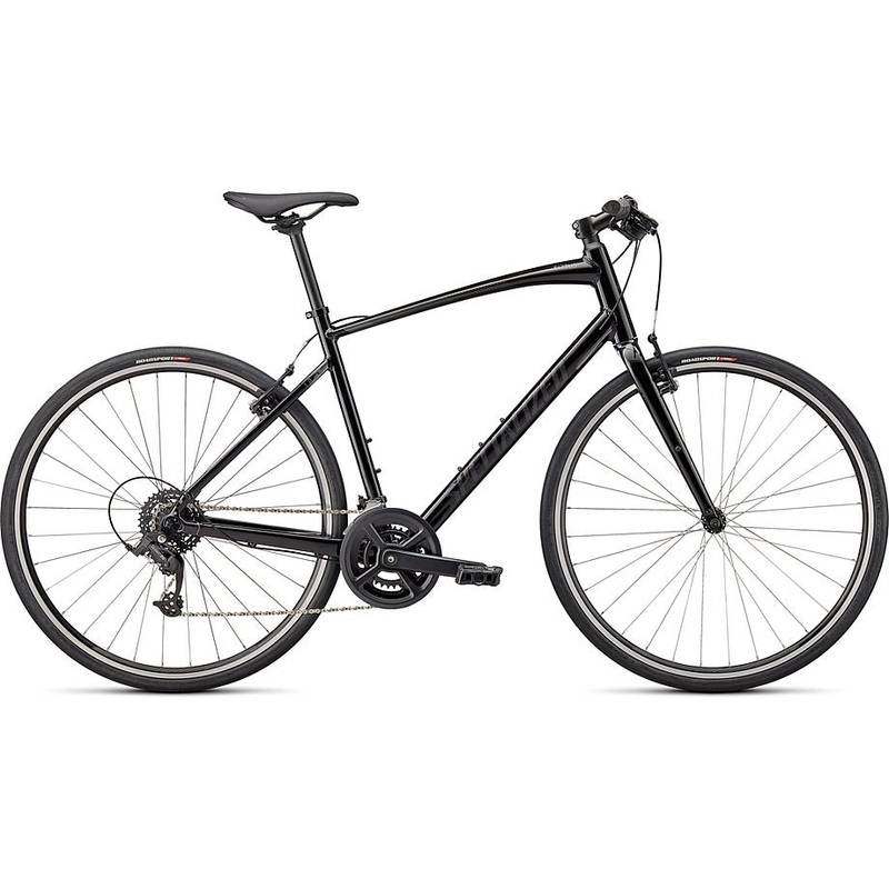 2022 Specialized sirrus 1.0 bike gloss black / charcoal / satin black reflective xl