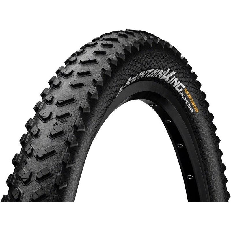 Continental Mountain King Tire – 27.5 x 2.30, Tubeless, Folding, Black, PureGrip, ShieldWall System, E25