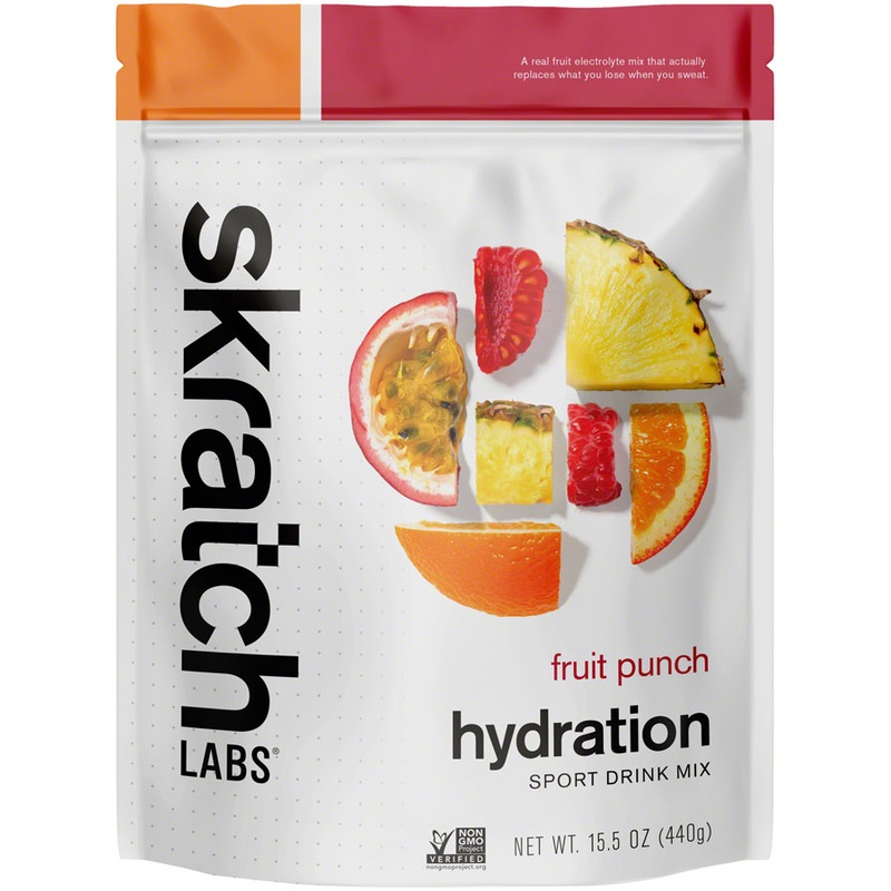 Skratch Labs Hydration Sport Drink Mix – Fruit Punch, 20-Serving Resealable Pouch