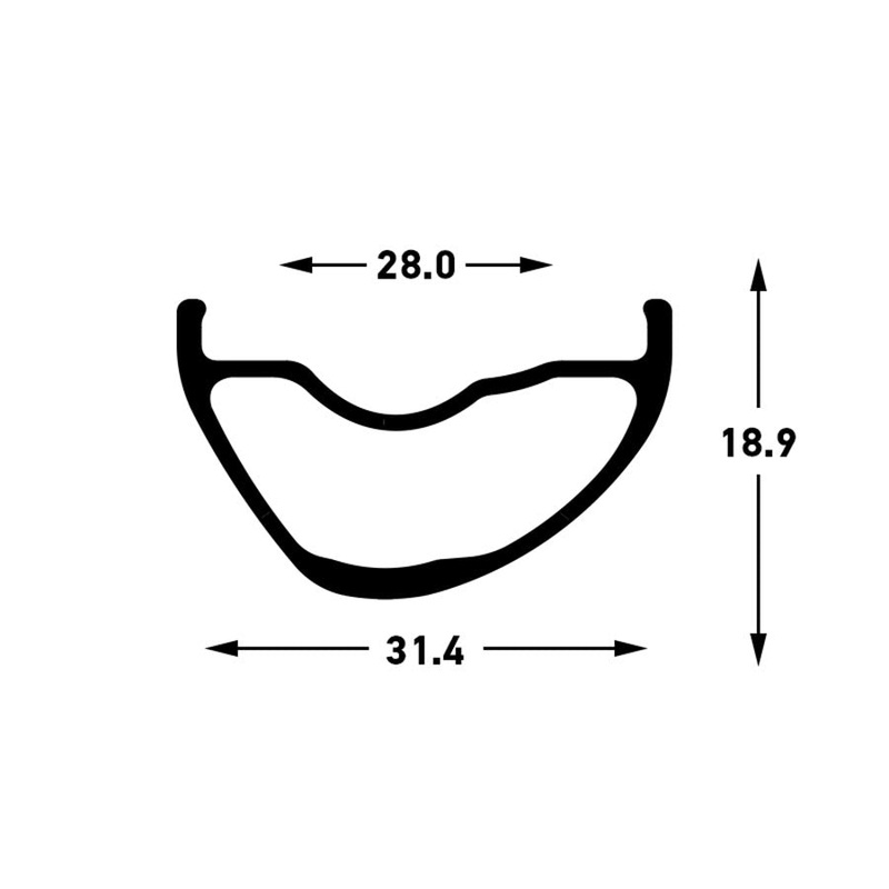 Stans Arch MK4 Rim – 27.5 Disc Black 32H
