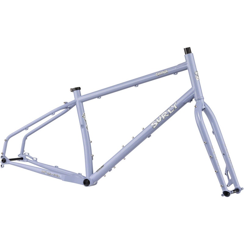 Surly Grappler Frameset – 27.5″ Steel Purple Dust Bunny X-Large