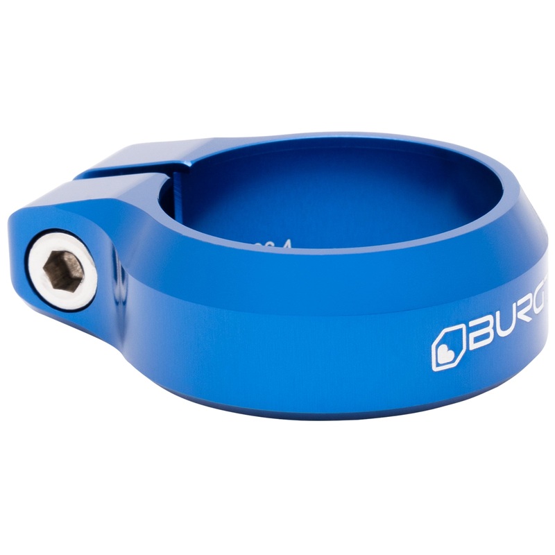 Burgtec Seat Clamp – 36.4mm Diameter – Deep Blue