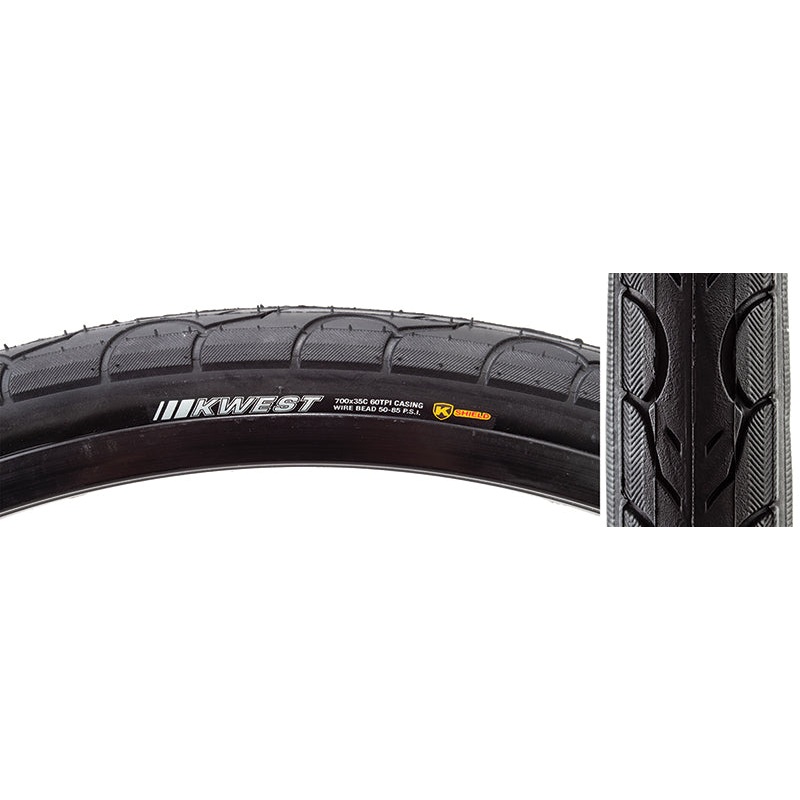 Kenda Kwest w Tire 700 x 35c – Black