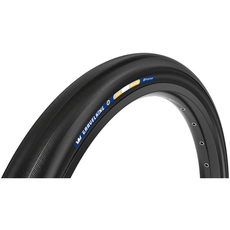 Panaracer GravelKing Slick Plus Tire – 700 x 45 Tubeless Folding Black