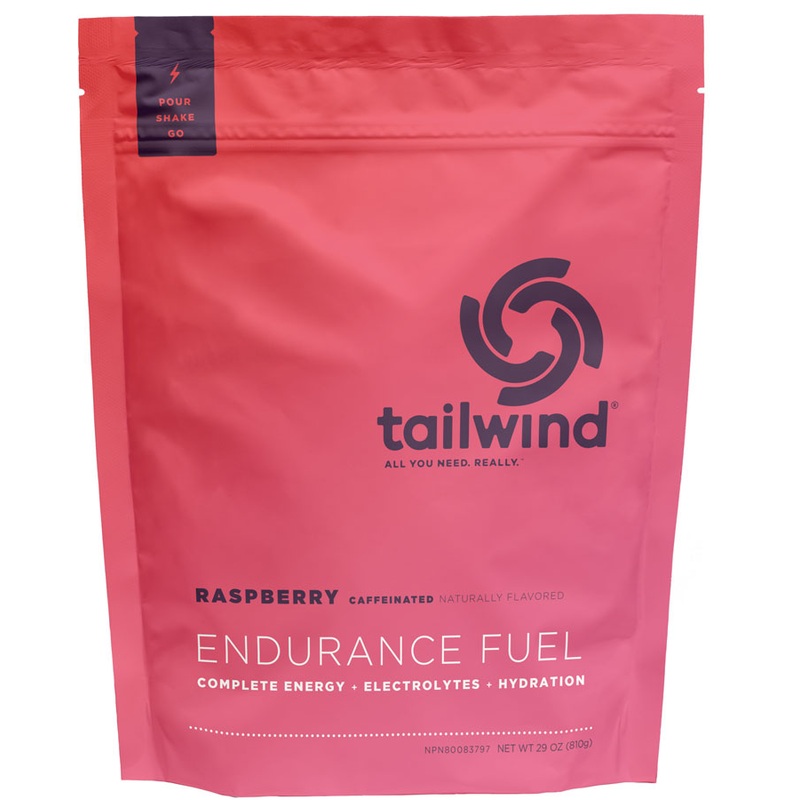 Tailwind Endurance Fuel Raspberry – Caffeinated – 30 Serving Bag