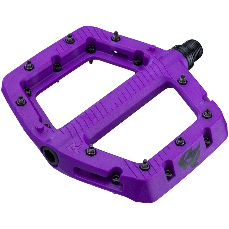 RaceFace Chester Pedals – Platform, Composite, 9/16″, Large, Purple